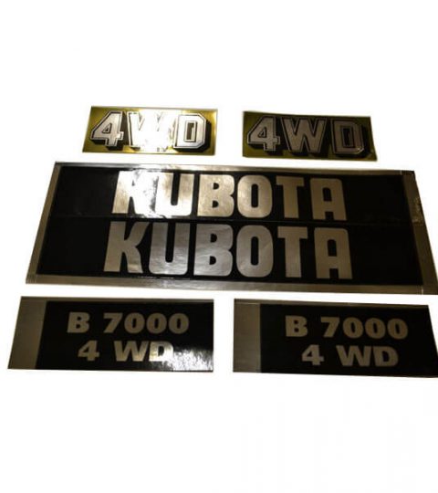 Stickerset Kubota B7000 4WD
